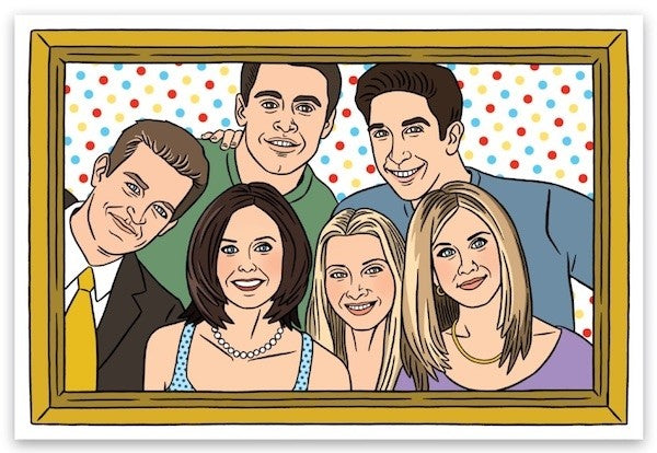 Friends Die Cut Sticker