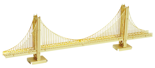 Golden Gate Gold Metal Model