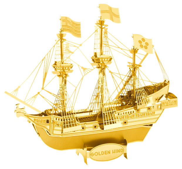 Golden Hind Metal Model