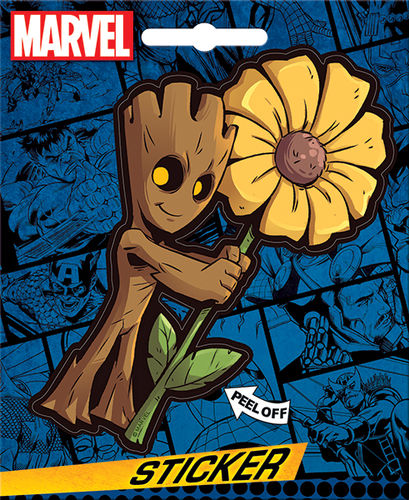 Marvel Groot And Daisy Sticker Guardians Of The Galaxy