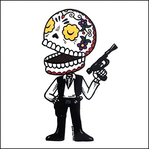 Han Solo Sugar Skull Sticker Star Wars