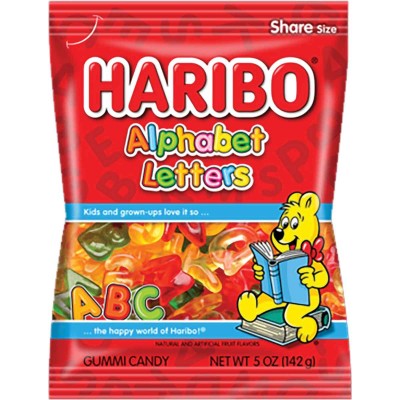 Haribo Alphabet Letters Gummi