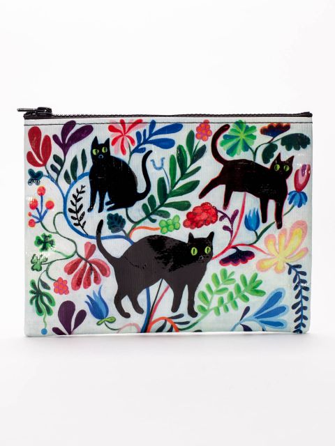 Here Kitty Zipper Pouch Cats