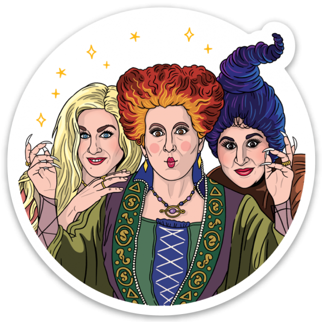 Hocus Pocus Die Cut Sticker