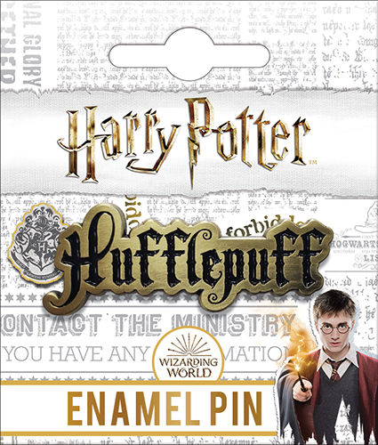 Harry Potter Hufflepuff Name Enamel Pin