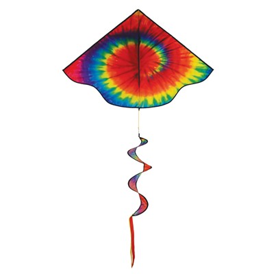 Delta Tie Dye Spinner Kite