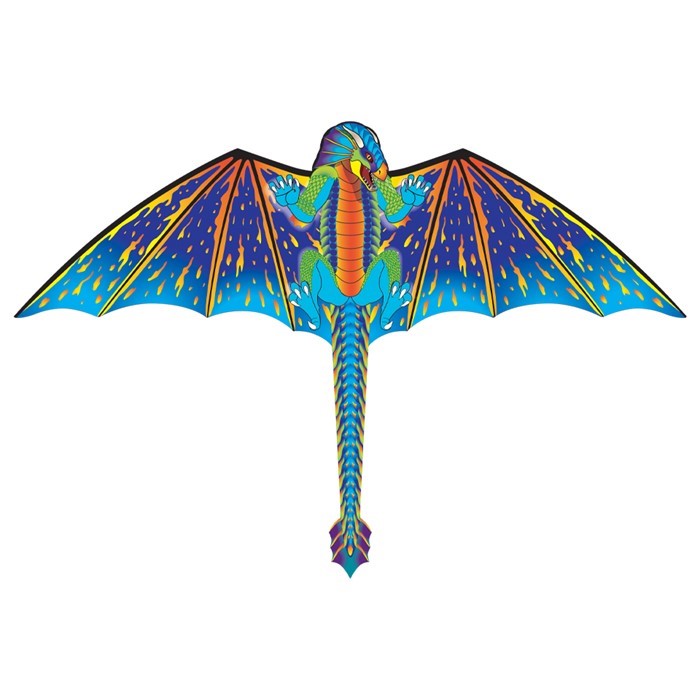 Dragon Blue 2D Super Kite