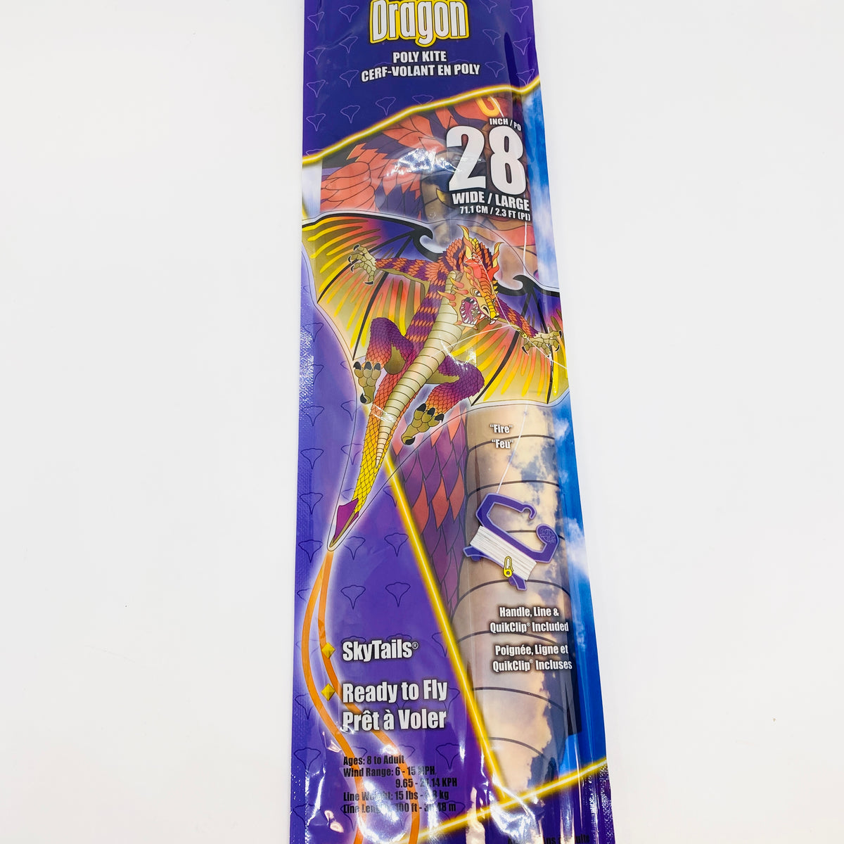 Kite Fire Dragon Poly