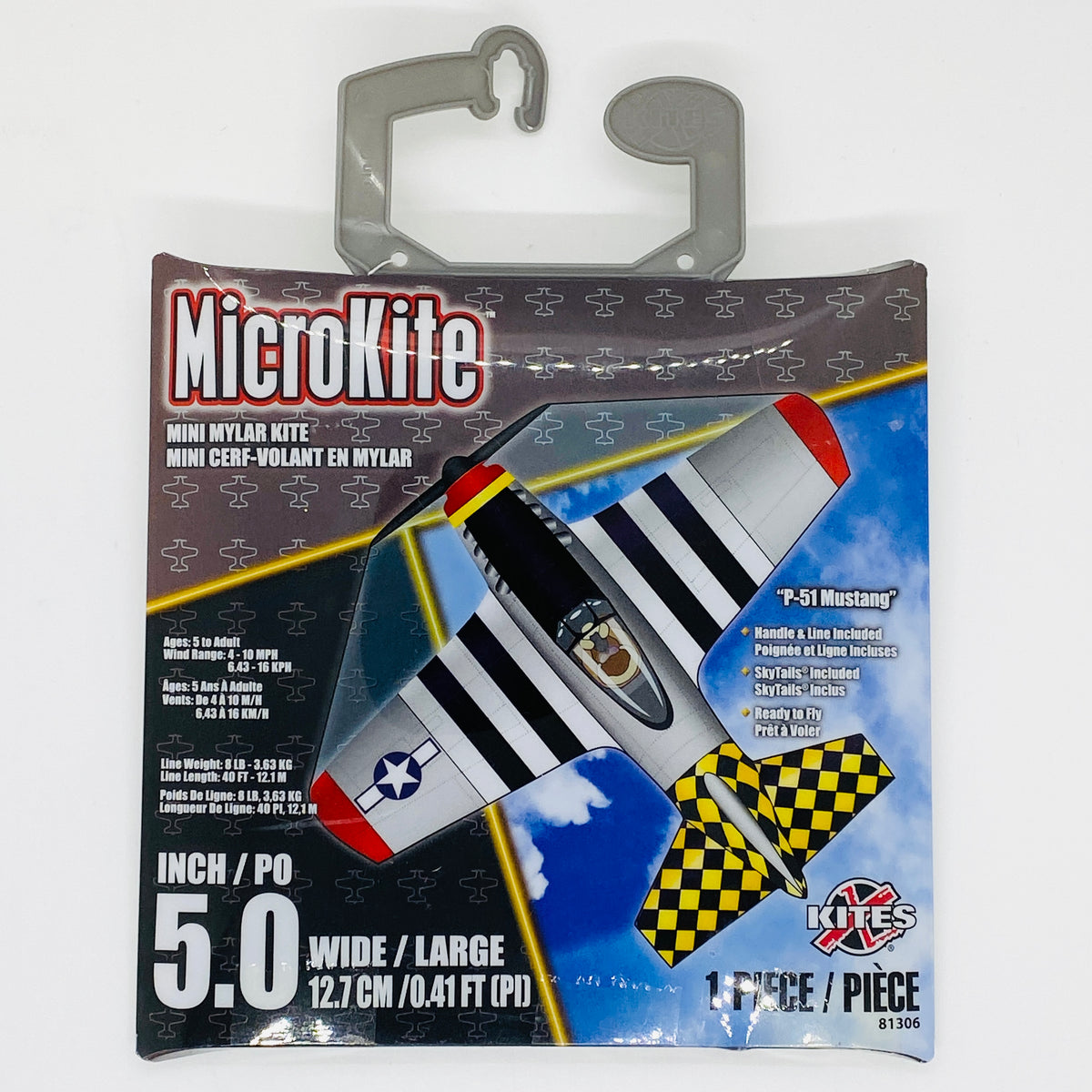 Kite Micro P-51 Mustang Plane
