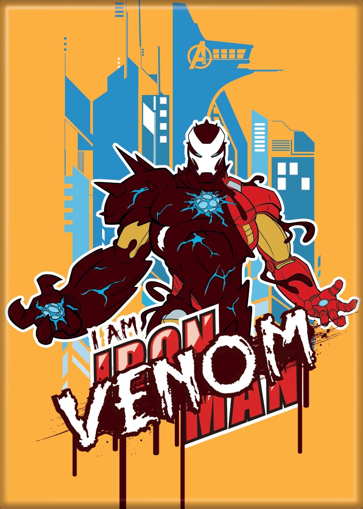 MAGNET Marvel Venomized Iron Man