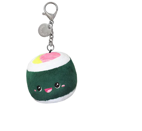 Micro Sushi Roll Plush Keychain 3"