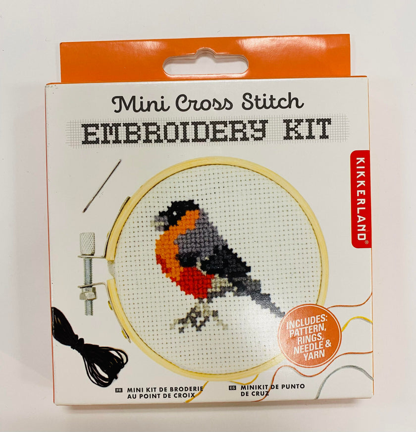 Mini Bird Cross Stitch Embroidery Kit