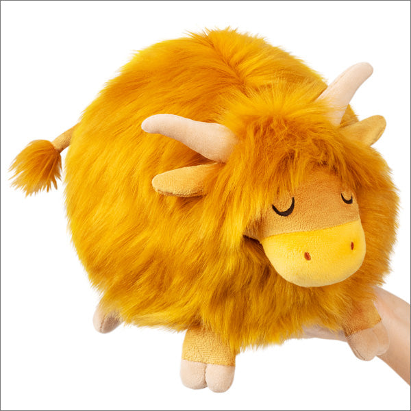 Mini Highland Cow Plush 7"