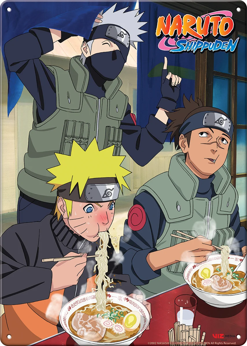 Naruto Ramen Metal Sign