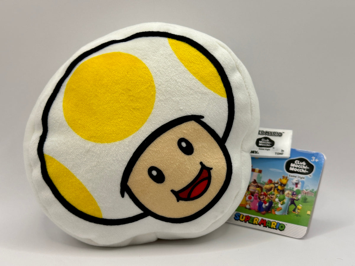 Super Mario Junior Mocchi Plush 6" Yellow Toad