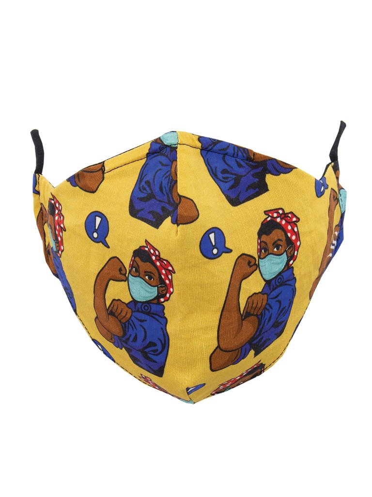 Nurse Rosie Face Mask Canary