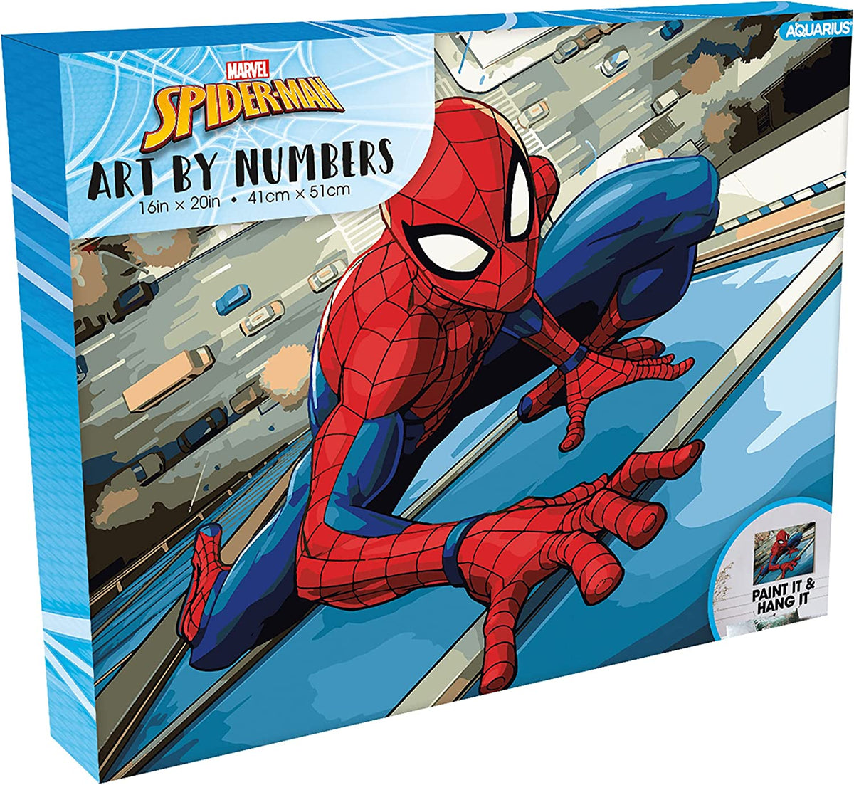 Spider-Man Web Crawler Art By Numbers