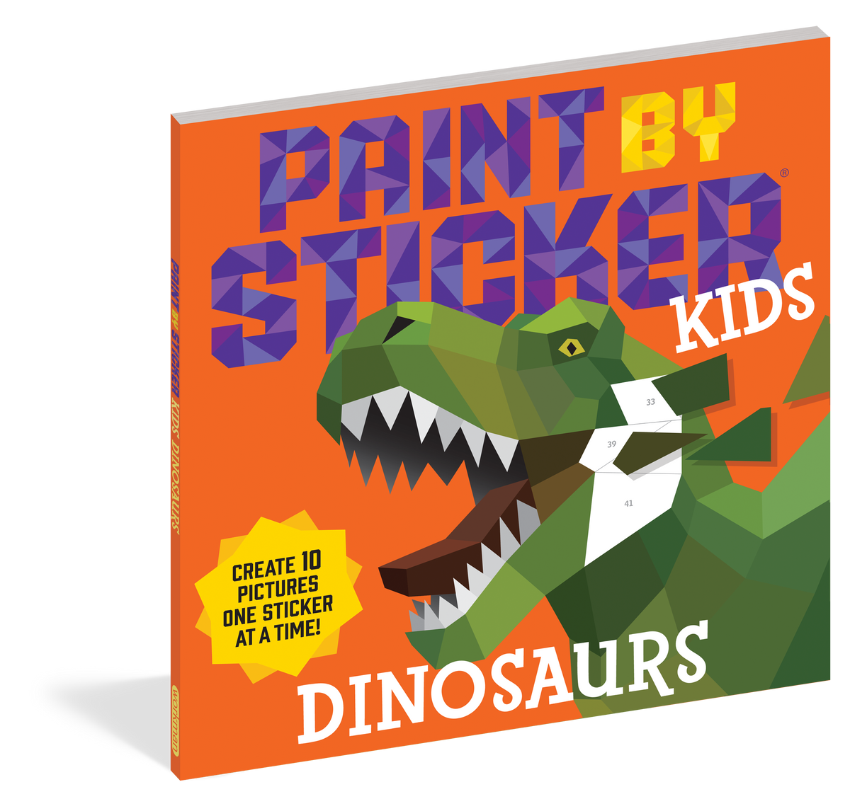 Paint By Sticker Kids Dinosaurs