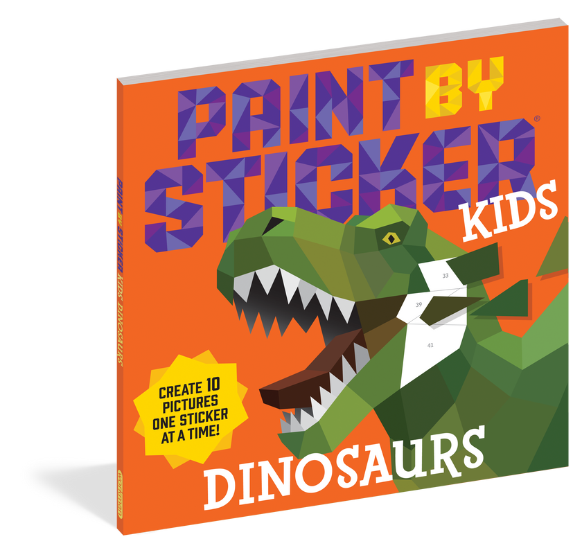 Paint By Sticker Kids Dinosaurs
