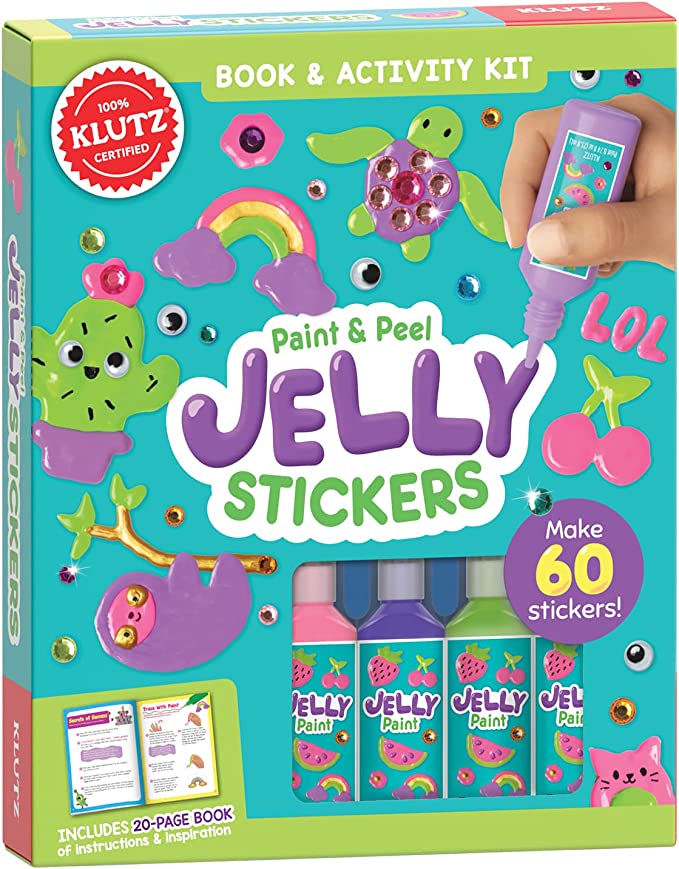Paint & Peel Jelly Stickers Book & Activity Kit