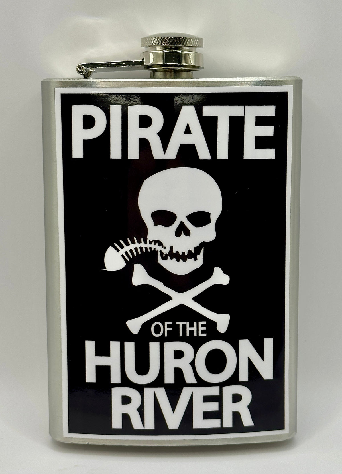 Pirate Of The Huron River Flask