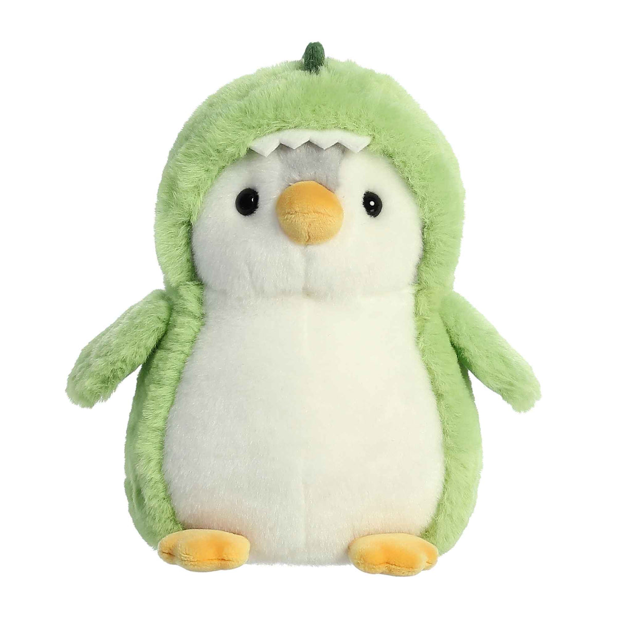Pompom Penguin Dinosaur Plush 7"