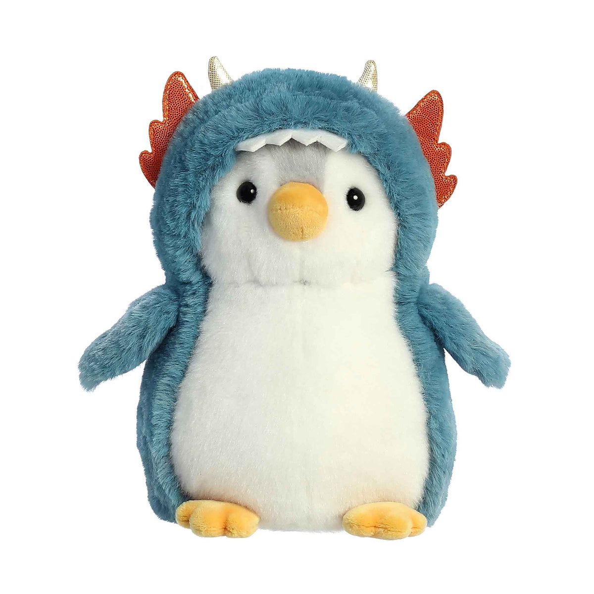 Pompom Penguin Dragon Plush 7"