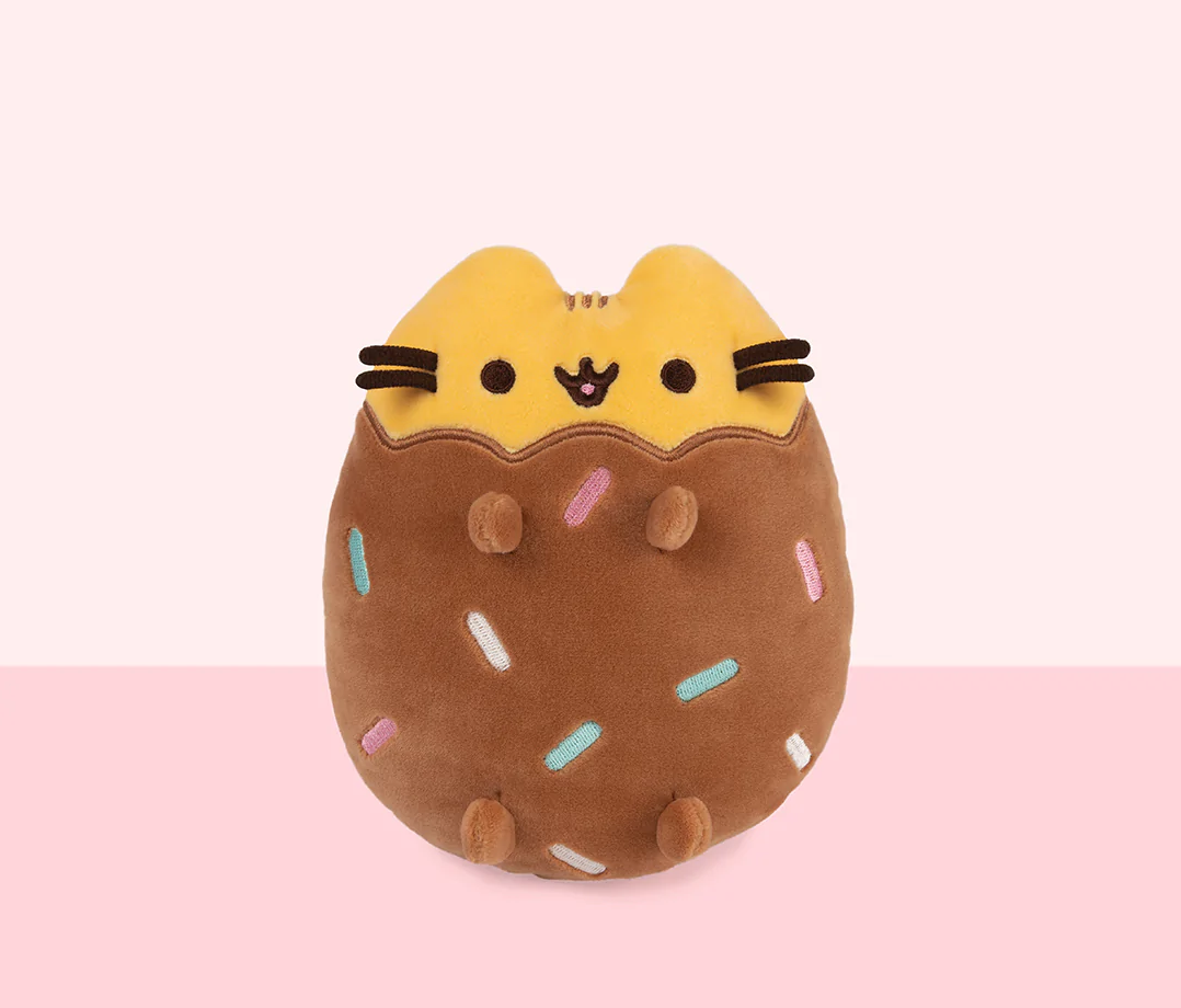 Pusheen Squisheen Chocolate Dipped Cookie Plush 6"
