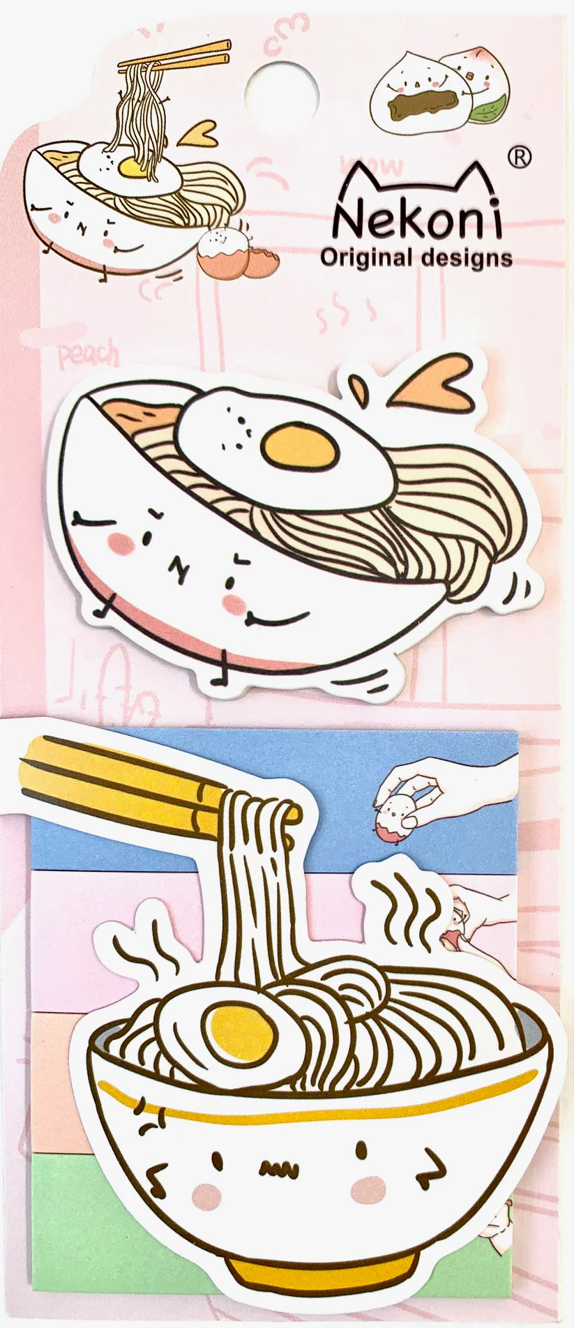 Ramen Sticky Notes Nekoni