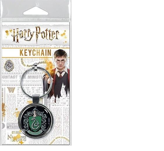 Harry Potter Slytherin Crest Keyring