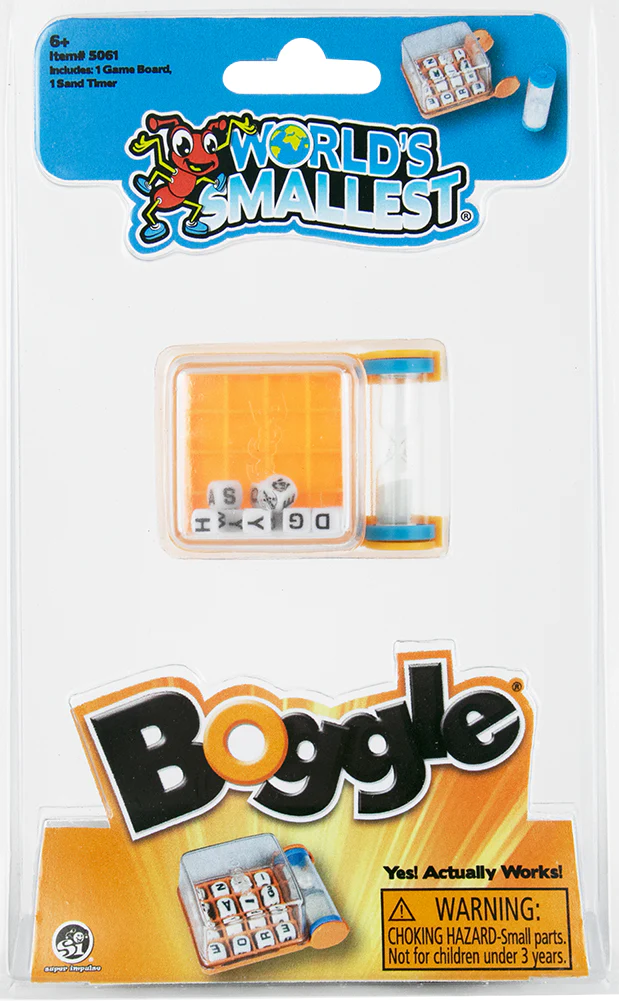 World's Smallest Boggle Game