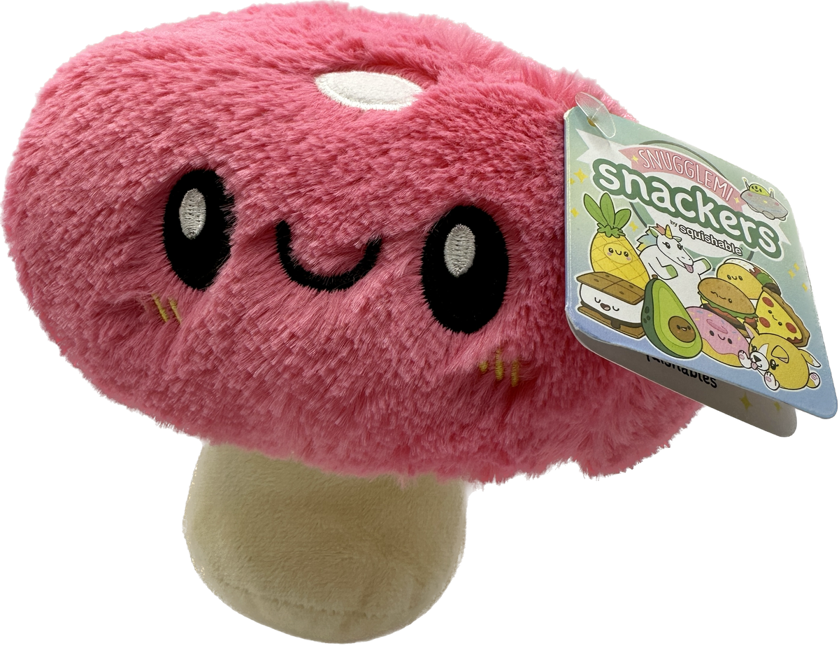 Mushroom Plush Snugglemi Snackers 6"