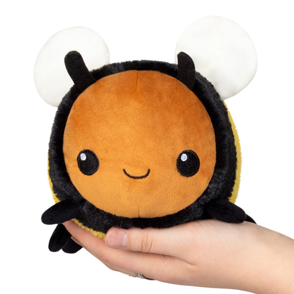 Fuzzy Bumblebee Plush Snugglemi Snackers 5"