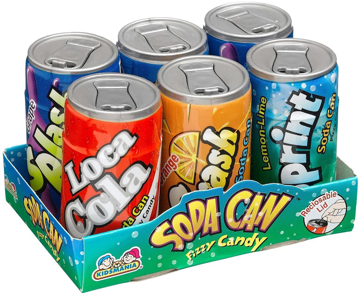 Soda Pop Can Fizzy Candy