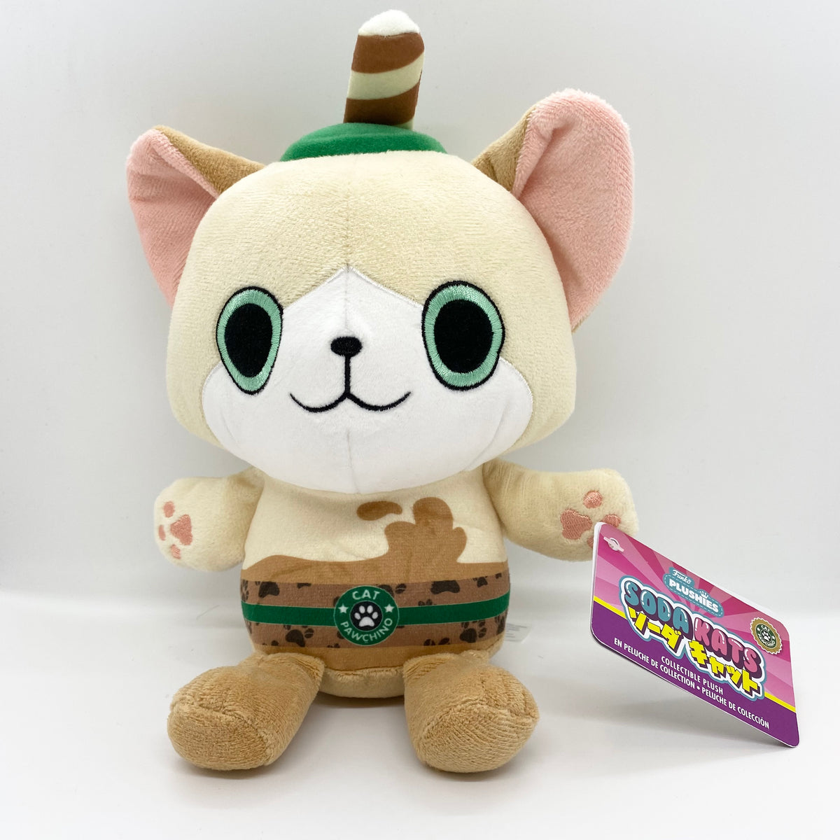 Soda Kats Cat Pawchino Plush