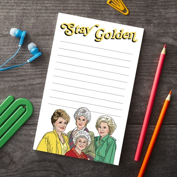 Golden Girls Stay Golden Notepad