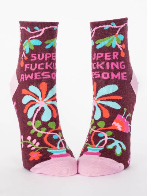 Super Fucking Awesome Women's Ankle Socks