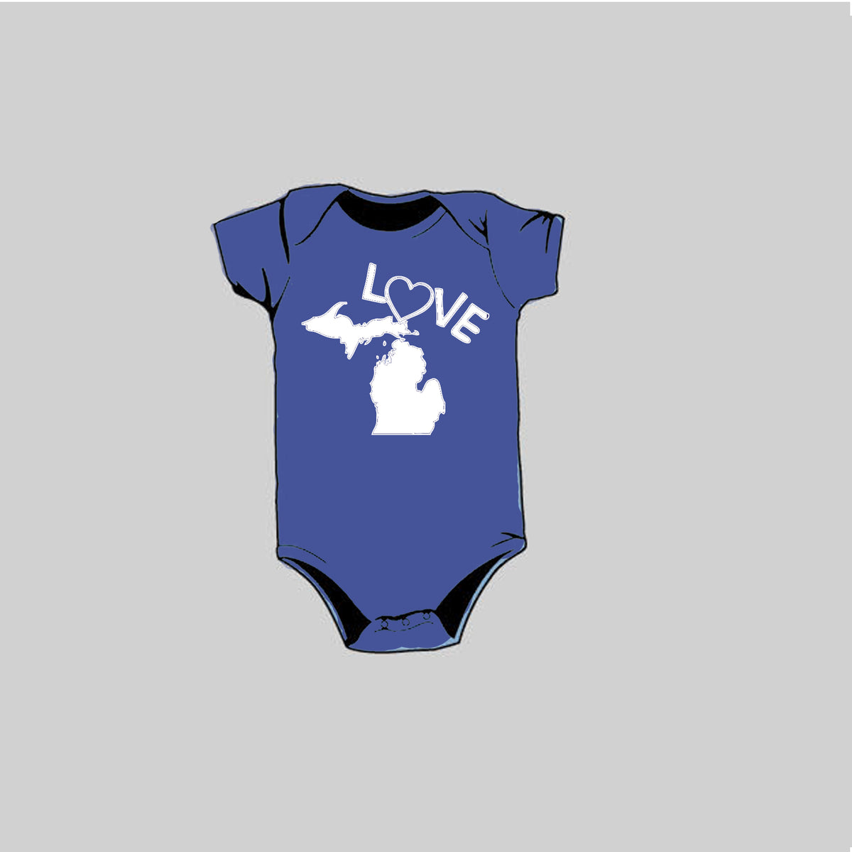 Love Michigan Onesie