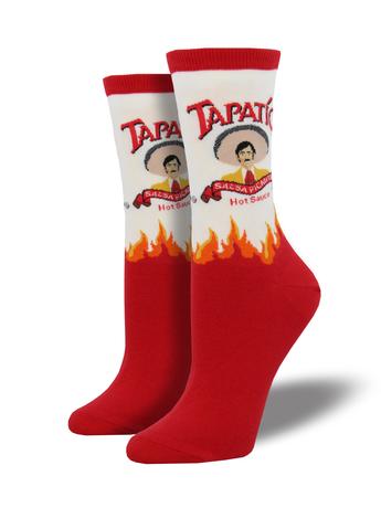 Tapatio Women's Crew Socks White