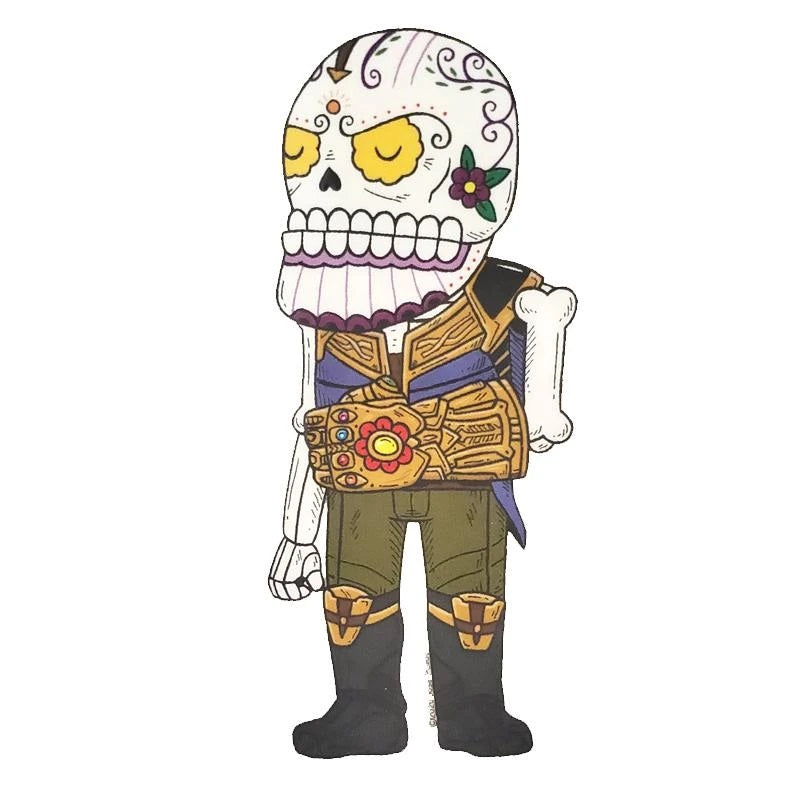 Thanos Sugar Skull Sticker
