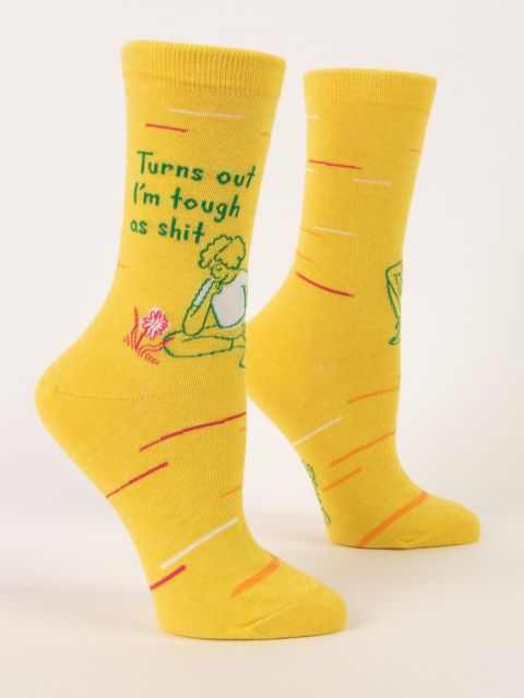Turns Out I'm Tough As Shit Women's Socks