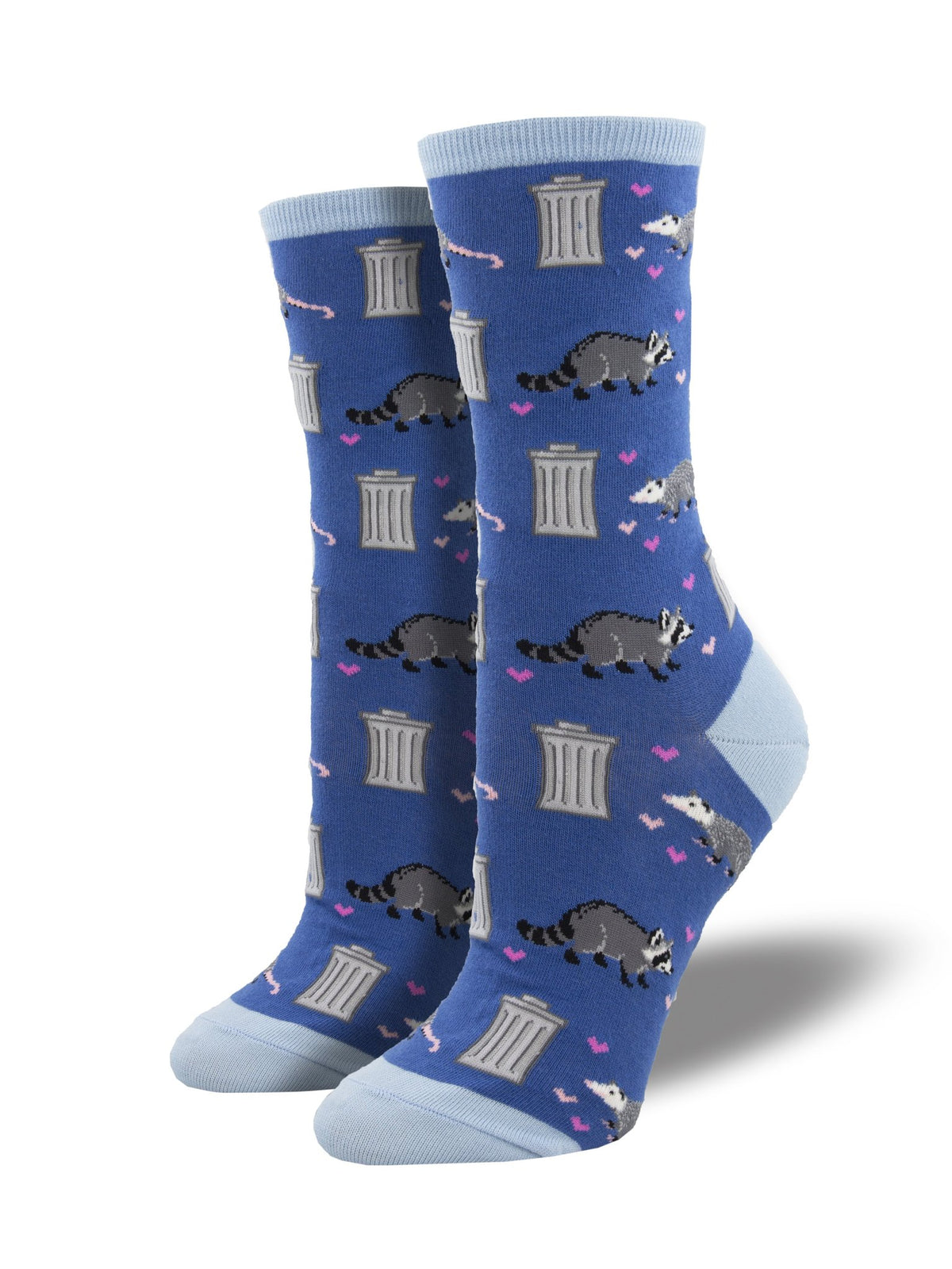 Trashy Love Women's Crew Socks Blue