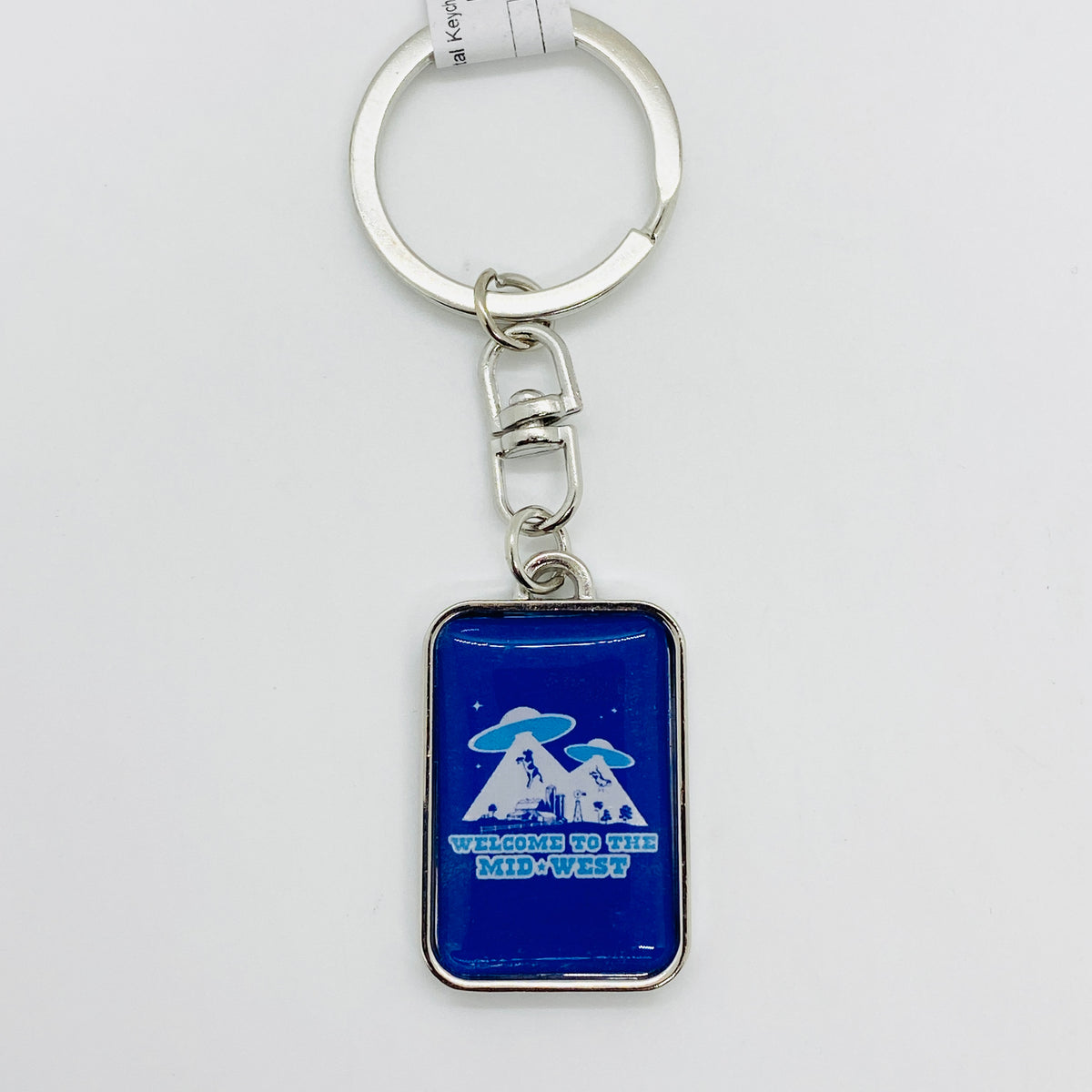 Welcome To The Midwest Metal Keychain